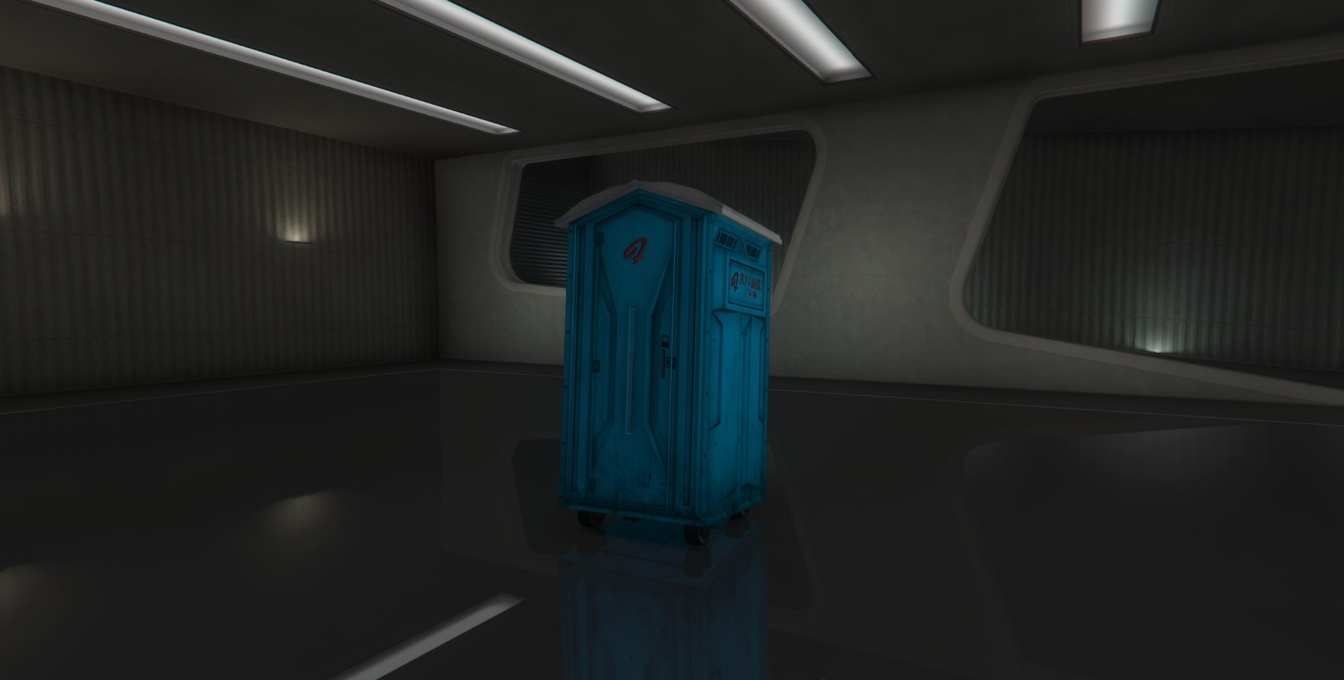 Potty Turbo blue cabin